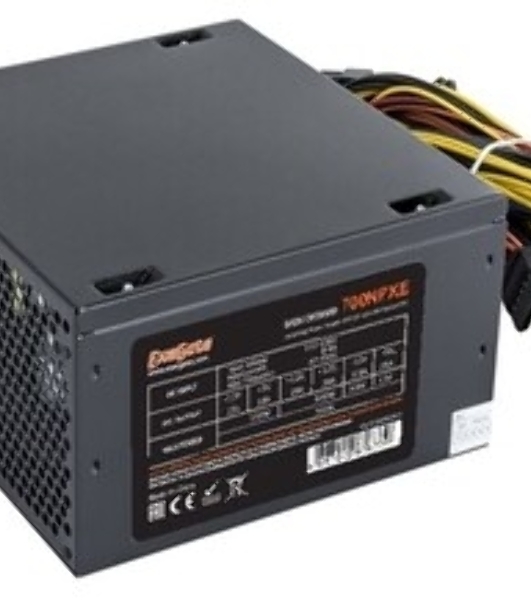 Блок питания ExeGate 700NPXE (EX284729RUS), 700Вт, 120мм, черный