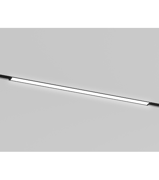 Трековый светильник GL2320 BK черный IP20 10W 3CCT 3000/4200/6400K 48V 200*10*37