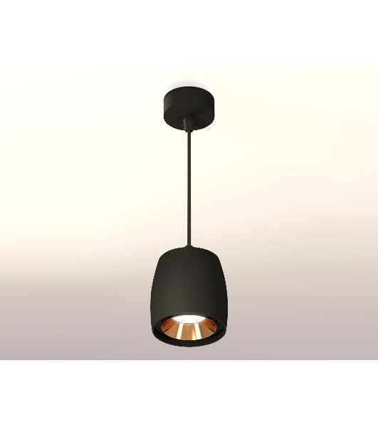 Светильник Ambrella Light XP1142001 SBK/PYG черный песок/золото желтое полированное MR16 GU5.3 (A2311, C1142, N7034)