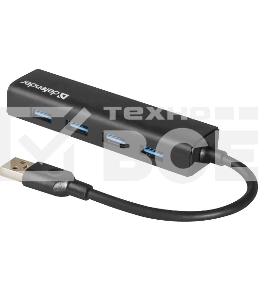 Универсальный USB Defender разветвитель Quadro Express USB3.0, 4 порта