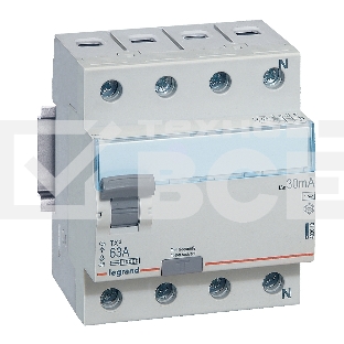 Выключатель дифференциального тока (УЗО) ВДТ TX3 4П 25A 30MA -AC ВДТ TX3 4П 25A 30MA -AC