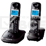 Телефон беспроводной (DECT) Panasonic KX-TG2512RU2 {Доп трубка в комплекте, АОН, Caller ID, спикерфон, полифония}, фото3