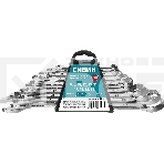 Набор комбинированных гаечных ключей 10 шт, 6 - 24 мм, СИБИН, фото 1