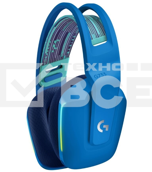 Гарнитура беспроводная игровая Logitech G733 LIGHTSPEED Wireless RGB Gaming Headset - BLUE - 2.4GHZ - N/A - EMEA (M/N: A00125 / A-00080)
