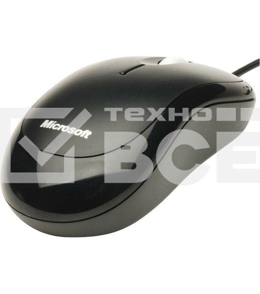 Мышь проводная Microsoft Basic черный, 1000 dpi, USB, кнопки - 3
