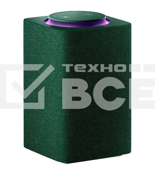 Умная колонка Яндекс Станция Макс, Zigbee, 65Вт, с голосовым ассистентом Алиса на YaGPT, зеленый (YNDX-00053Z)