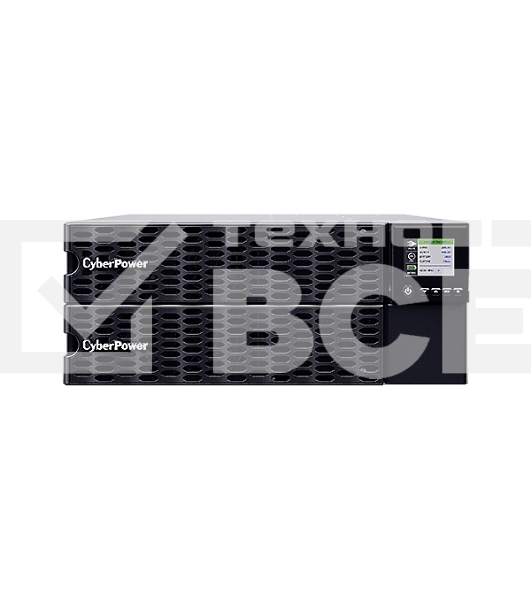 Источник бесперебойного питания CyberPower  OL10KERTHD Online 10000VA/10000W USB/RS-232/Dry/EPO/SNMPslot/BM/ENV/RJ11/45/ВБМ (6 IEC С13, 1 IEC C19, terminal)