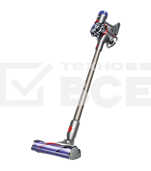Пылесос вертикальный Dyson V8 Absolute оранжевый/серебристый, питание от аккумулятора, 115 Вт, уборка сухая, пылесборник 0.54 л, работа от АКБ max - 40 мин