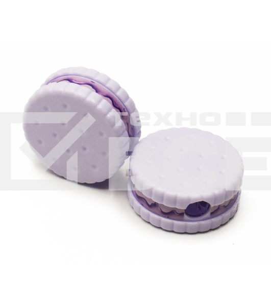 Точилка для карандашей ручная Silwerhof Cookies Монстрики 1 отверстие пластик ассорти туба