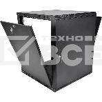 Шкаф телекоммуникационный настенный разборный ЦМО ЭКОНОМ 15U (600  350) дверь металл, цвет черный, фото3
