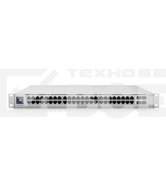 Коммутатор PoE в стойку Ubiquiti UniFi Switch Enterprise 48 PoE USW-Enterprise-48-PoE 48х 2.5G RJ45, 4х 10G SFP+, раздача 720 Вт