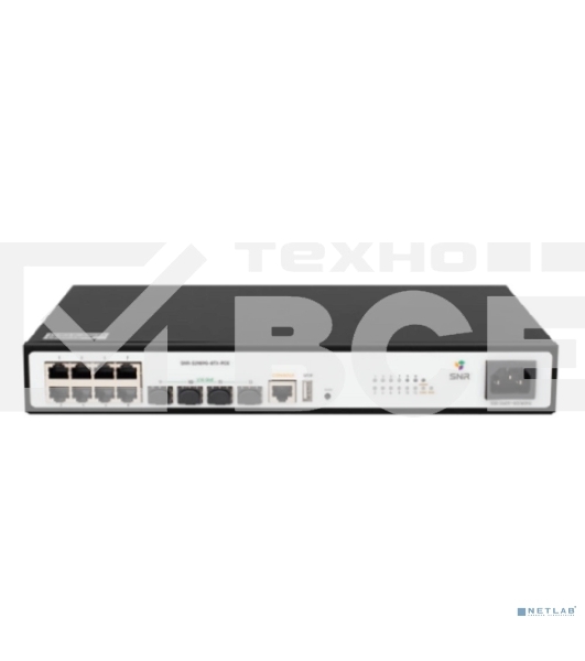 Коммутатор POE управляемый уровня 2, 8 портов 10/100/1000Base-T с поддержкой PoE, 4 порта 1/10G SFP+, POE 125 Ватт