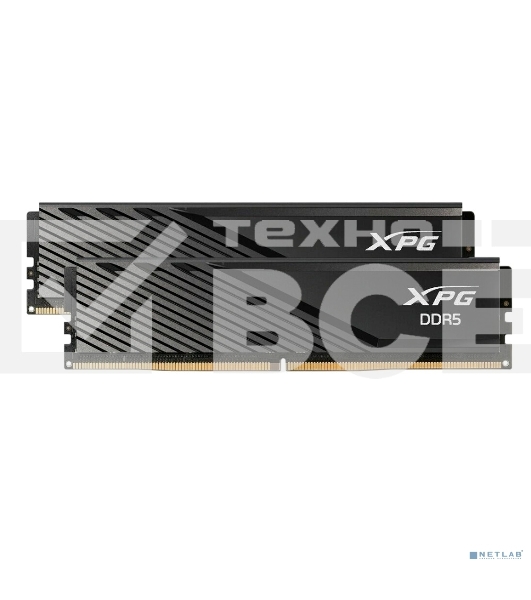 Оперативная память XPG Lancer Blade, DDR5, 32GB (2x16 GB), 6000 MHz, CL36, радиатор, черный