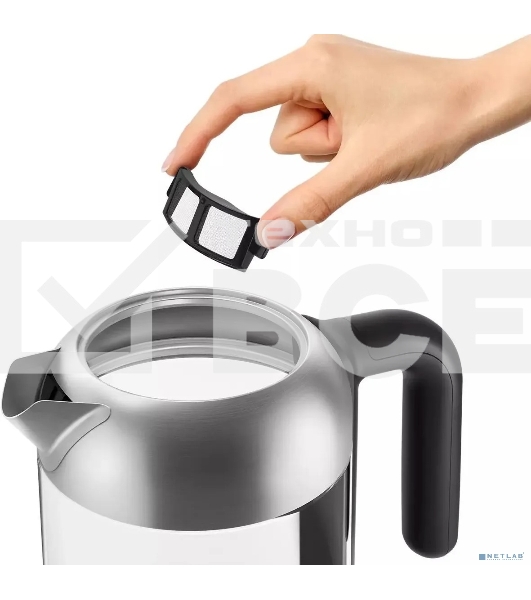 Чайник электрический Philips HD9339/80 1.7 л, 2200 Вт, прозрачный (корпус: стекло)