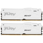 Оперативная память Kingston Fury Beast, DDR5, 32Gb (2x16Gb), 6000MHz, CL36, DIMM, с радиаторами, RGB, белый, фото11