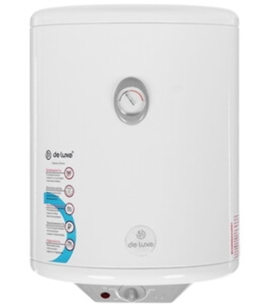Водонагреватель электрический De Luxe 3W30V1 белый, накопительный, 30 л, 1,5 кВт