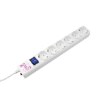 Ф-удлинитель, PC 10м 6р, бел. 16А, (3*1,5) SPG6-16-10M, фото5