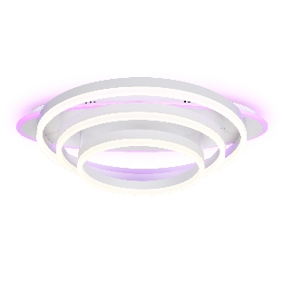 Светильник Ambrella light FA8522 WH белый 146W 3000K-6400K+RGB 560*500*150 (ПДУ РАДИО 2.4G)