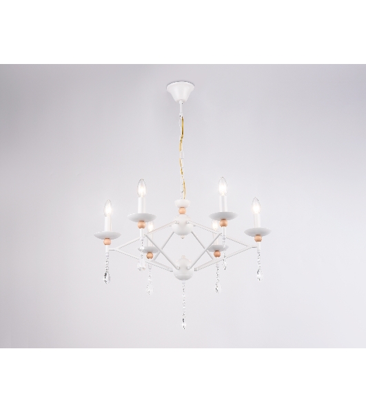 Светильник Ambrella light TR9596/6 WH белый E14/6 max 40W D660*880