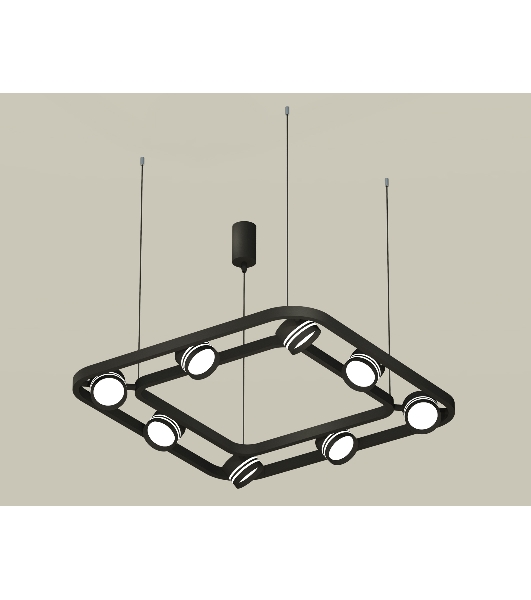 Светильник Ambrella light XB9182153/8 SBK/FR черный песок/белый матовый GX53 (C9182, N8478)