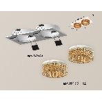 Комплект встраиваемого светильника Ambrella light XC7635024 SWH/CF белый песок/кофе MR16 GU5.3 (C7635, N7195), фото 1
