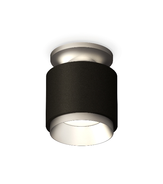 Светильник Ambrella Light XS7511100 SBK/MCH черный песок/хром матовый MR16 GU5.3 (N7928, C7511, N7033)