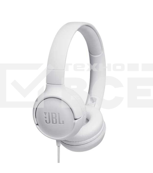 Наушники JBL накладные T500, 32 Ом, белый
