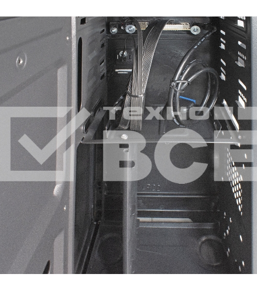 Корпус Miditower ExeGate XP-402U Black, ATX, <XP600, Black,120mm>, 2*USB+1*USB3.0, Audio