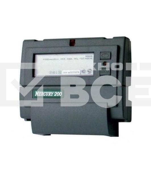 Счетчик 'Меркурий' 200.02 1ф 5-60А 1 класс точн. многотариф.; CAN ЖКИ Моск. вр. Инкотекс М0000051747
