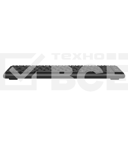 Клавиатура A4Tech Fstyler FKS11 проводная, USB, черный/серый