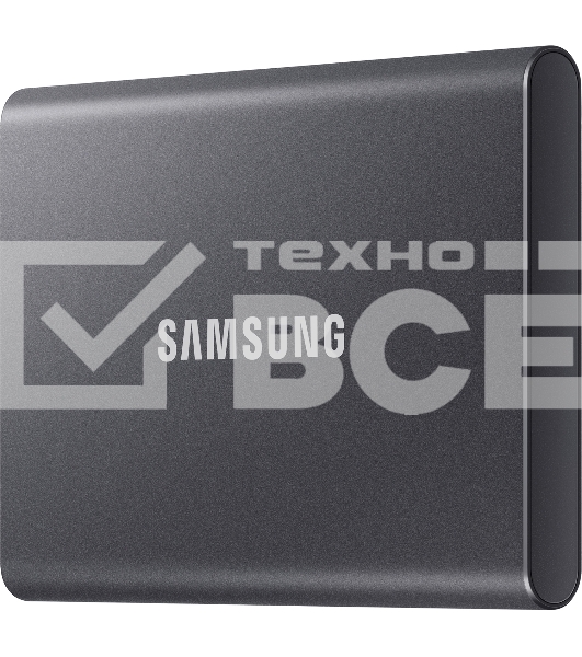 Накопитель SSD Samsung External T7 MU-PC1T0T/WW, 1ТБ, USB 3.2, черный