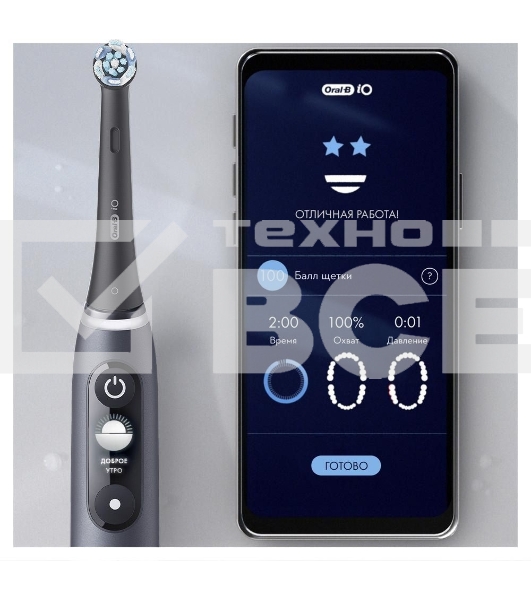 Зубная щетка электрическая Oral-B iO Series 7 Onyx черный