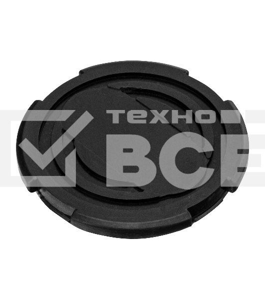 Резиновая опора для подкатного домкрата универсальная, D=100 mm, d=90, H=12 mmMatrix