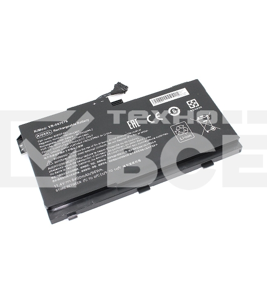 Аккумуляторная батарея для ноутбука HP ZBook 17 G3 11.4V 8400mAh OEM