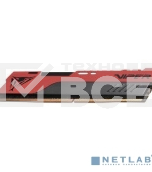 Оперативная память Patriot Viper Elite II, DDR4, 8GB (1x8 GB), 3200 MHz, CL18, радиатор, красный/чёрный