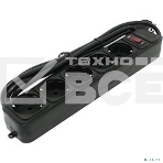 Сетевой фильтр ExeGate EX221185RUS SP-5-3B (5 розеток, 3м, евровилка, черный), фото2