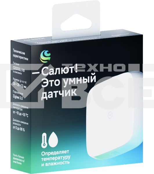 Умный датчик температуры и влажности СБЕР/SBER Zigbee 3.0 (SBDV-00079) 
