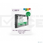 Накопитель SSD CBR, 512Gb, SATA III, 2.5