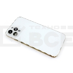 Задняя крышка (корпус) в сборе с рамкой для Apple iPhone 12 Pro Max белый, фото 1