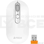 Мышь беспроводная A4Tech Fstyler FG20S белый/серый, 2000 dpi, радиоканал, USB, кнопки - 3, фото14