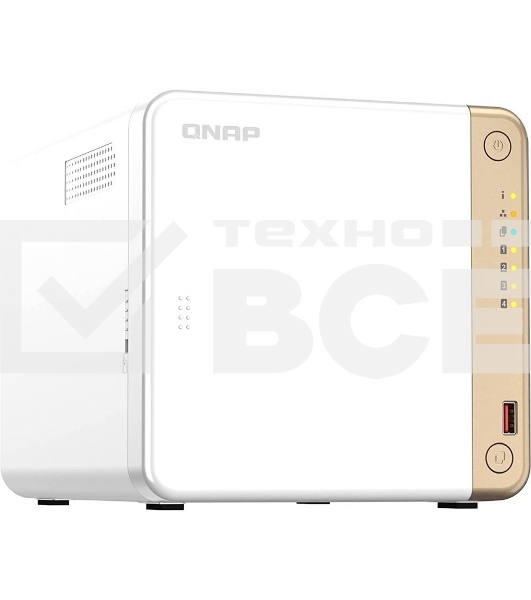 Сетевое хранилище NAS Qnap Original TS-462-4G 4-bay настольный Celeron N4505