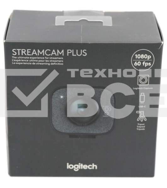Камера Web Logitech StreamCam GRAPHITE черный USB3.1 с микрофоном