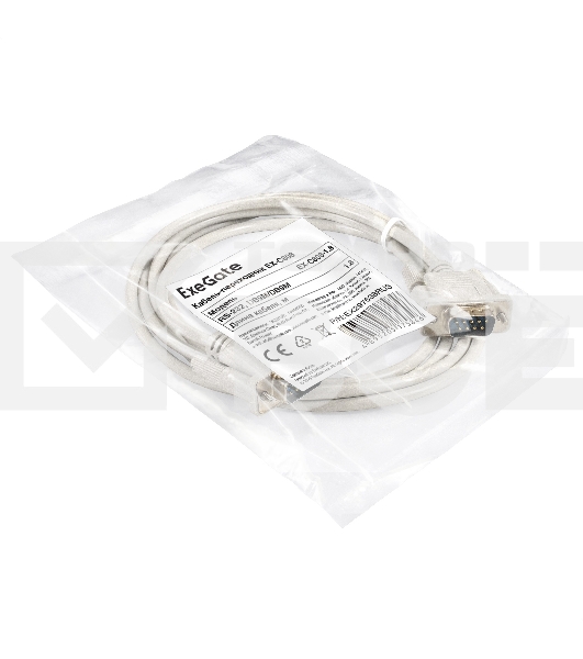 Кабель-переходник RS-232 ExeGate EX-C808-1.8 (DB9M/DB9M, 1,8м)