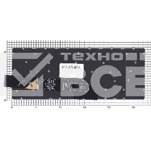 Клавиатура для ноутбука Lenovo Flex 5 CB-13 черная
