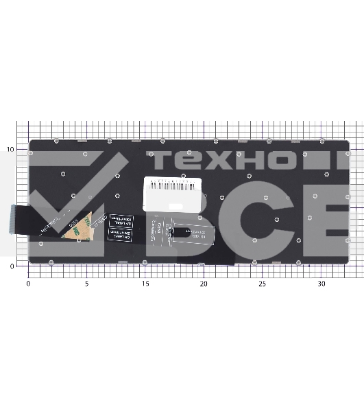 Клавиатура для ноутбука Lenovo Flex 5 CB-13 черная