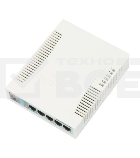 Коммутатор Mikrotik CSS106-1G-4P-1S 5PORT 1000M 1SFP