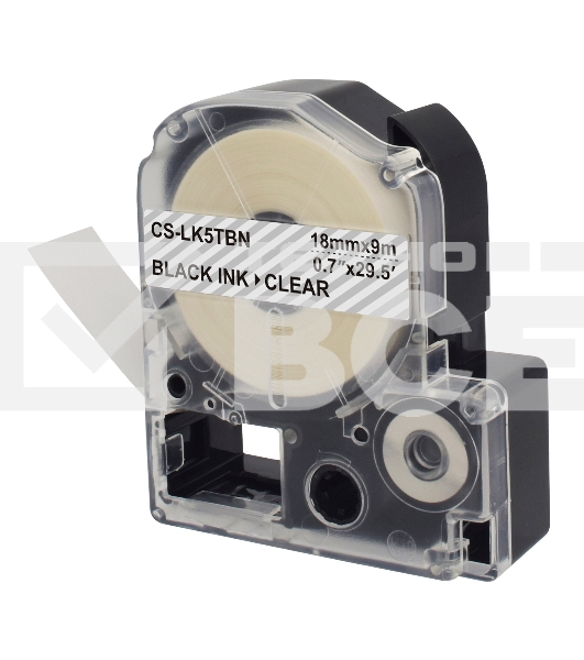 Картридж ленточный Cactus CS-LK5TBN черный для Epson LW400/LW700/LW600P/LW1000P/K400/Z700/Z900