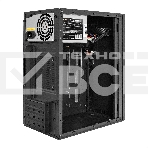 Компьютерный корпус Minitower ExeGate BAA-303U-AAA350 (mATX, БП AAA350 с вент. 8см, 2*USB+1*USB3.0, HD Audio, черный), фото3