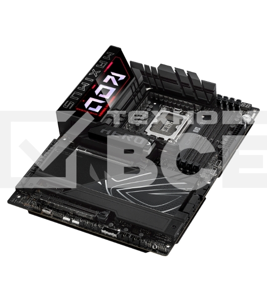 Материнская плата ASUS ROG MAXIMUS Z890 HERO, LGA 1851, Intel Z890, 4xDDR5, 4xSATA, 6xM.2, 1xPCIe 5.0 x16, 1xPCIe 4.0 x4, 1xPCIe x1, 1xHDMI, 2xUSB-C (видеовыход), 4xUSB-A 3.2 Gen 1, 4xUSB-A 3.2 Gen 2, 1xUSB-C 3.2 Gen 2, 2xUSB-C Thunderbolt 4, 2x 5Gb LAN, 