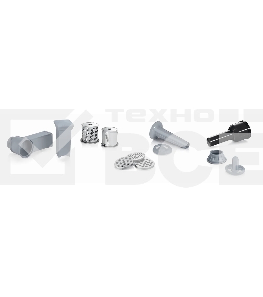 Мясорубка Bosch MFW67440 2000Вт черный/серебристый